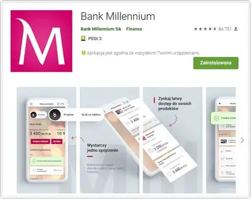 Zdjęcie Jak sprawdzić numer konta w aplikacji Millennium w prosty sposób